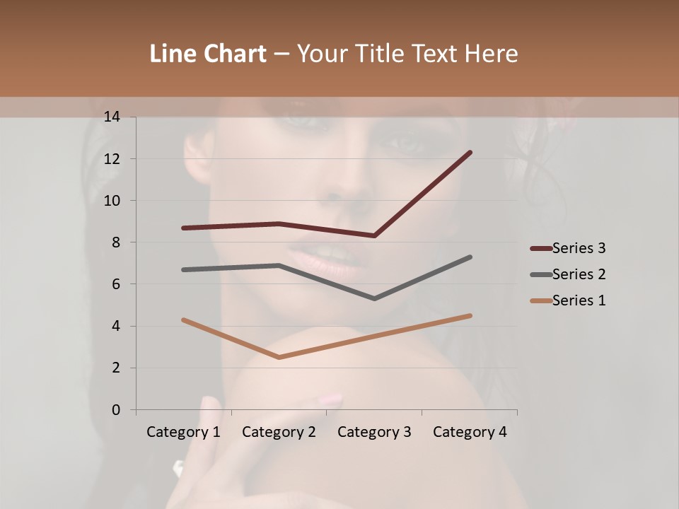 Beauty Portrait Calm PowerPoint Template