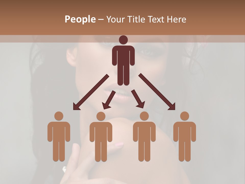 Beauty Portrait Calm PowerPoint Template