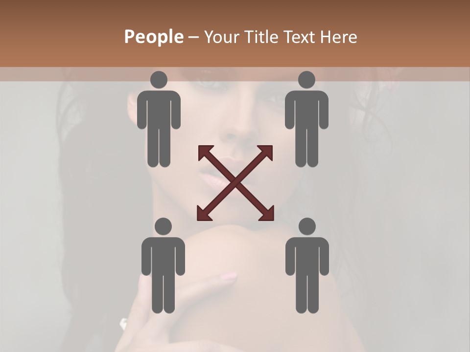 Beauty Portrait Calm PowerPoint Template