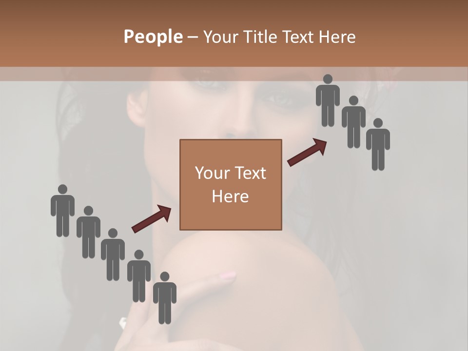 Beauty Portrait Calm PowerPoint Template