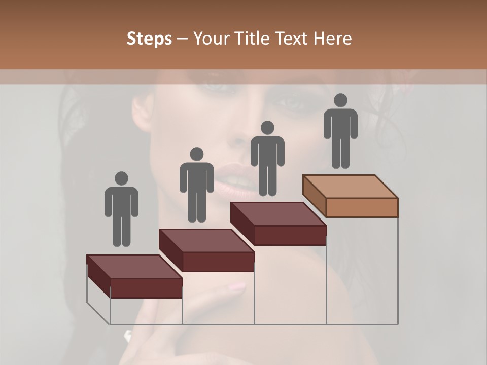 Beauty Portrait Calm PowerPoint Template