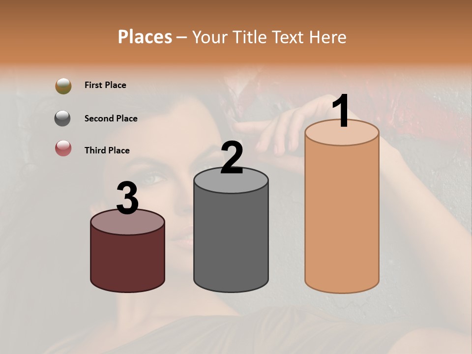 White Sensuality Married PowerPoint Template