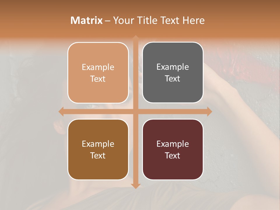 White Sensuality Married PowerPoint Template