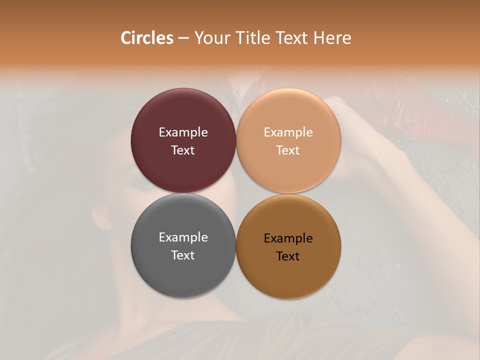 White Sensuality Married PowerPoint Template