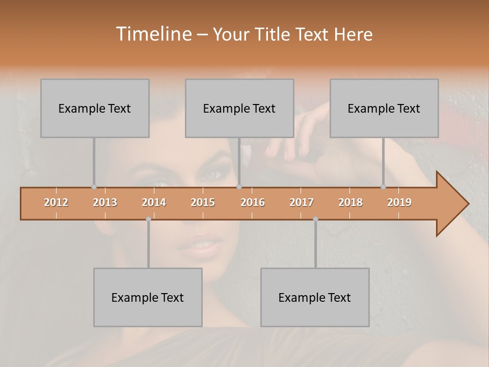White Sensuality Married PowerPoint Template