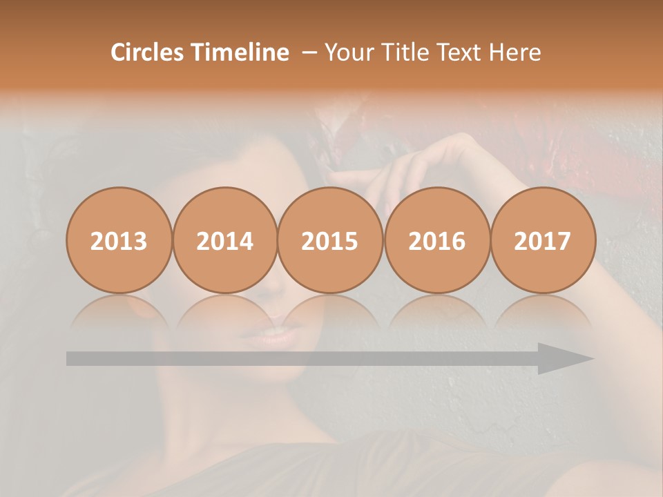 White Sensuality Married PowerPoint Template