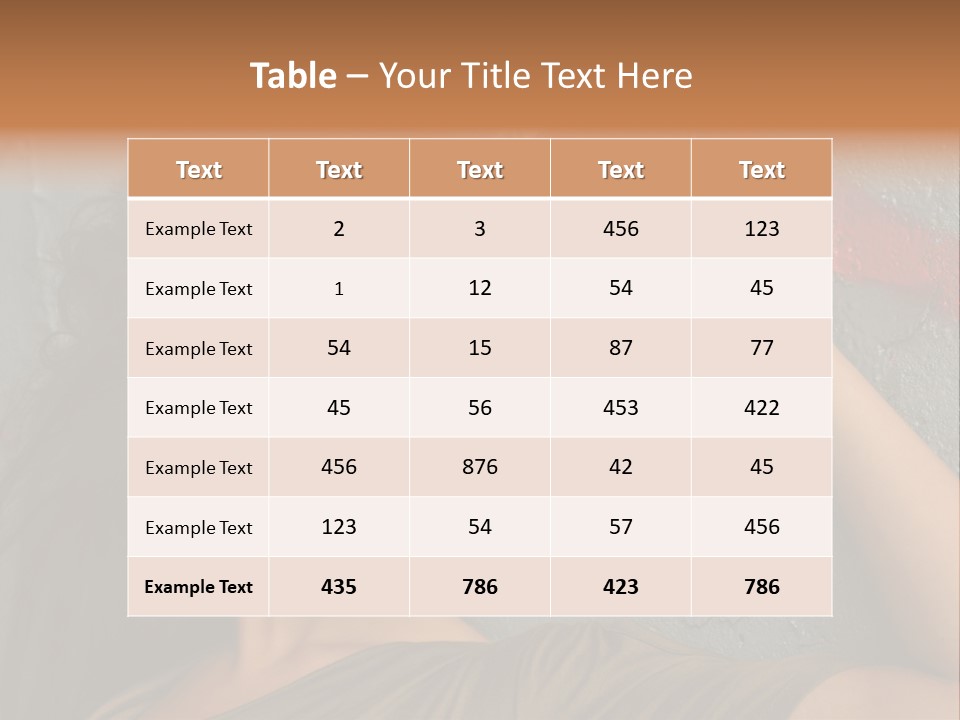 White Sensuality Married PowerPoint Template