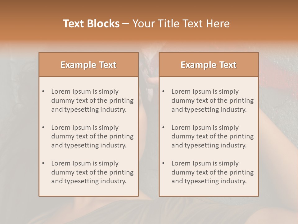 White Sensuality Married PowerPoint Template