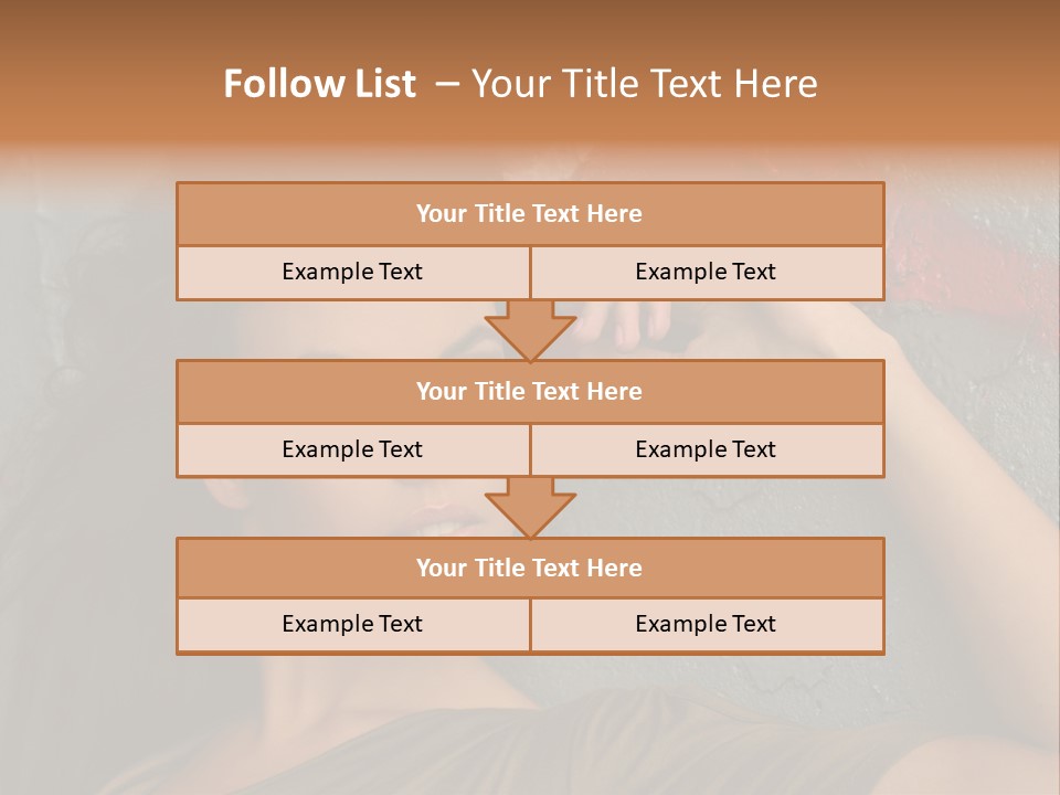 White Sensuality Married PowerPoint Template