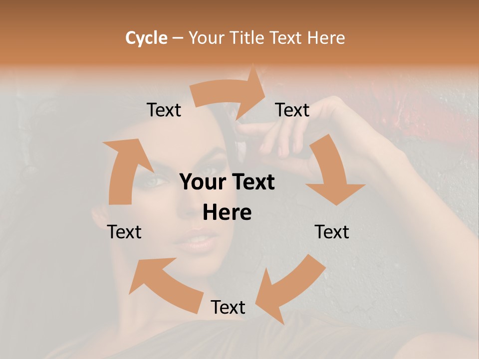 White Sensuality Married PowerPoint Template