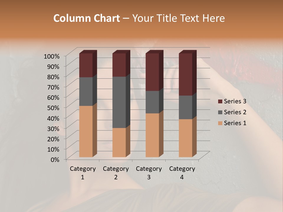 White Sensuality Married PowerPoint Template
