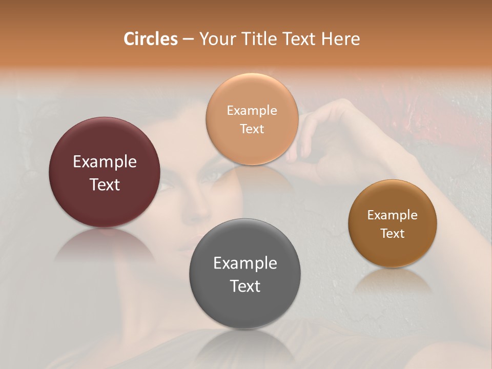 White Sensuality Married PowerPoint Template