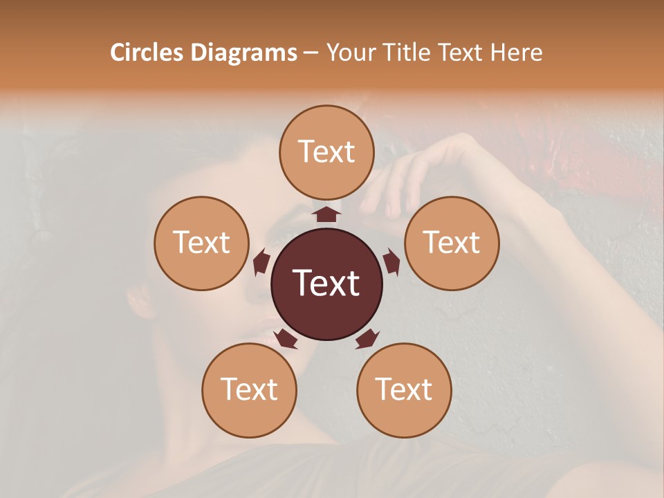White Sensuality Married PowerPoint Template