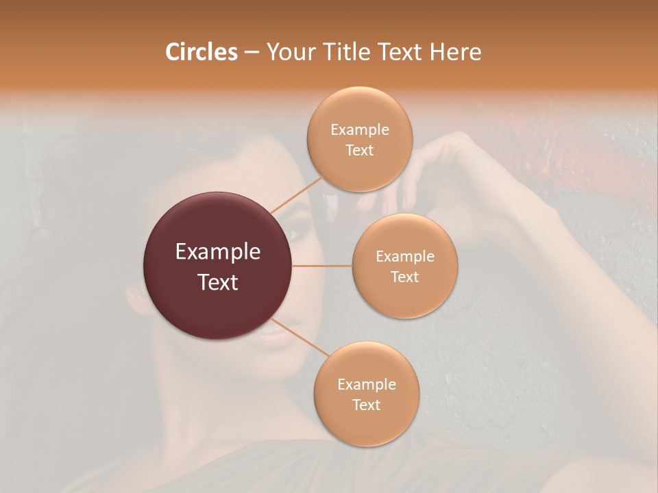 White Sensuality Married PowerPoint Template