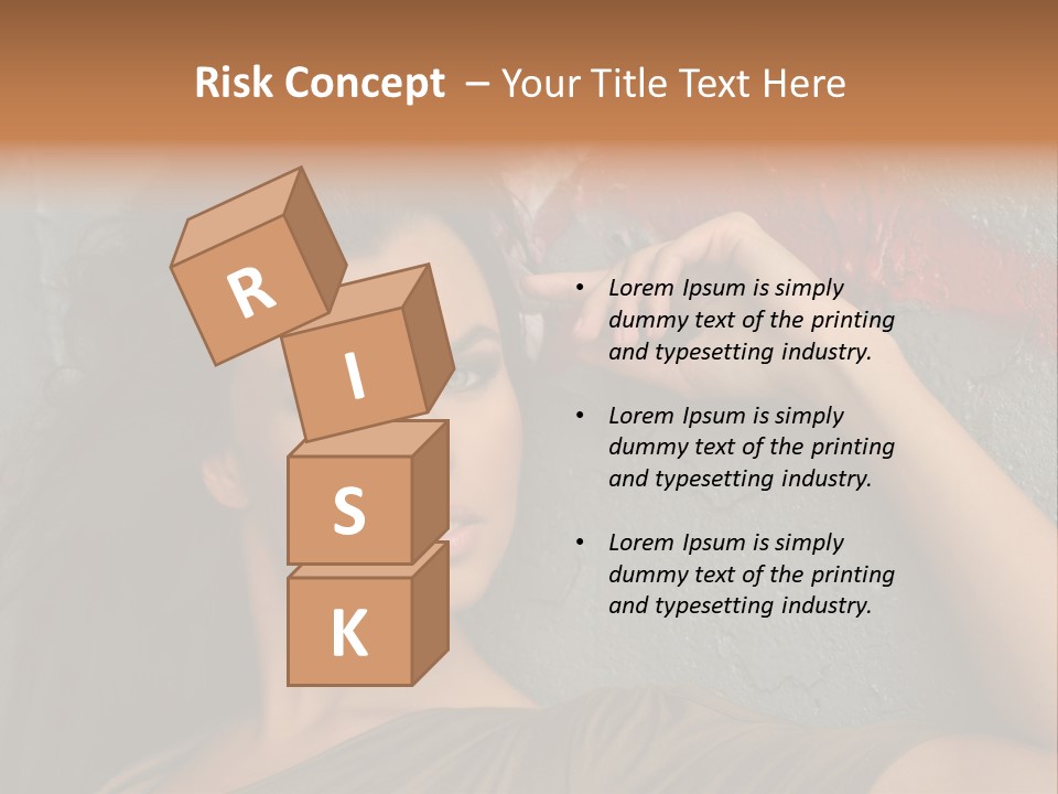 White Sensuality Married PowerPoint Template