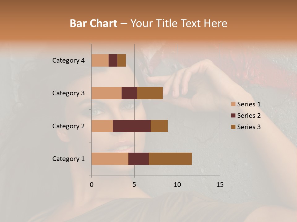 White Sensuality Married PowerPoint Template