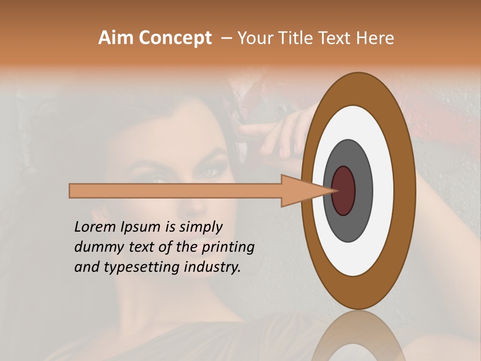 White Sensuality Married PowerPoint Template