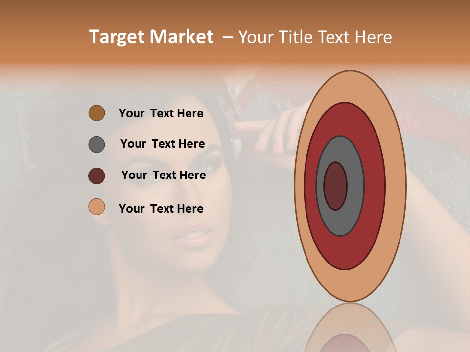 White Sensuality Married PowerPoint Template