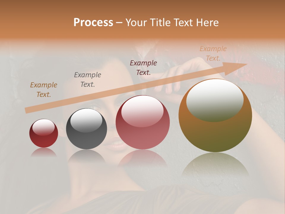 White Sensuality Married PowerPoint Template