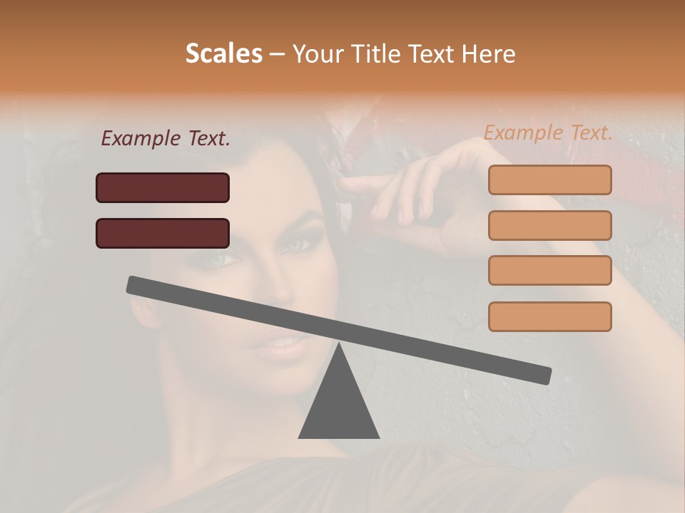 White Sensuality Married PowerPoint Template