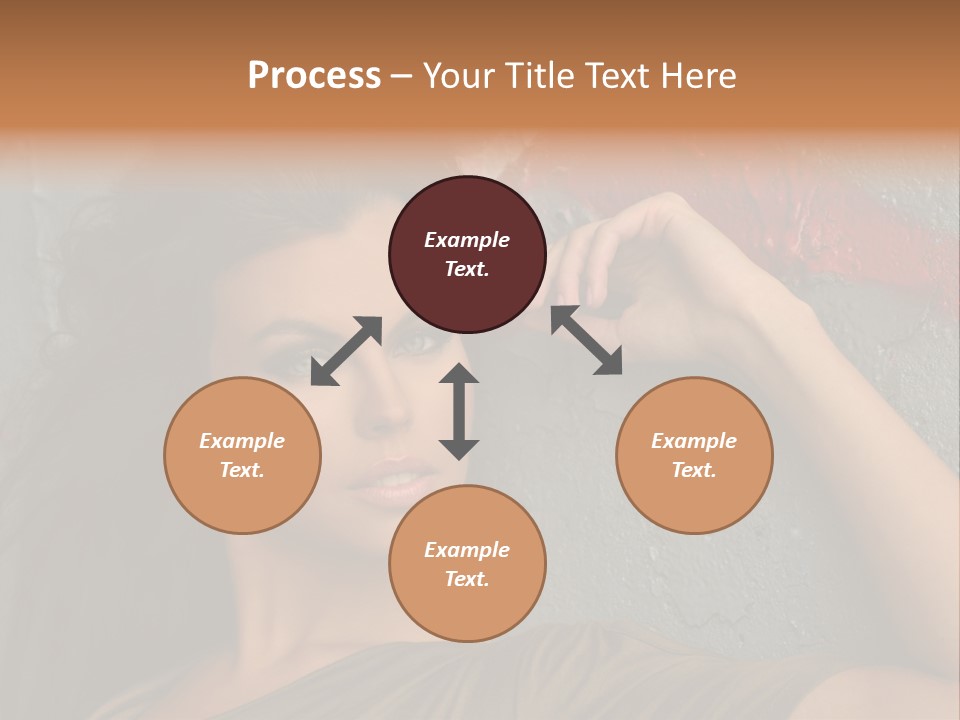 White Sensuality Married PowerPoint Template