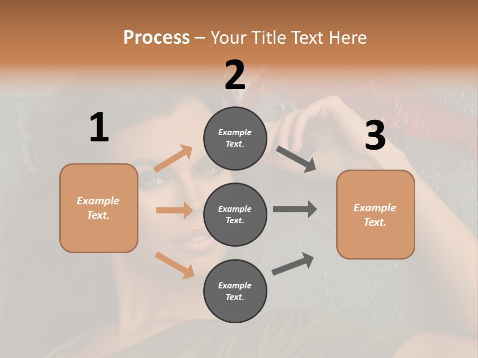 White Sensuality Married PowerPoint Template