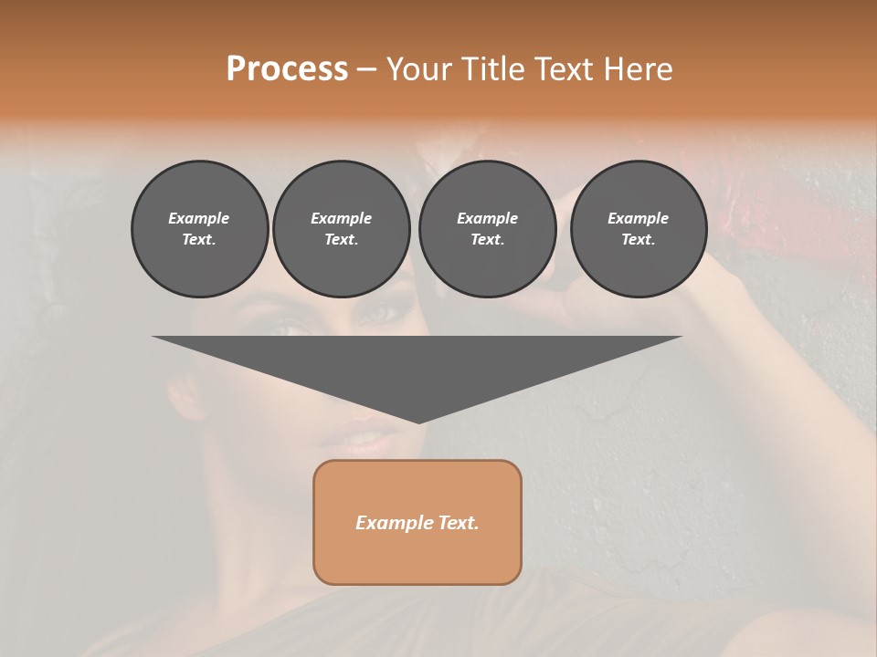 White Sensuality Married PowerPoint Template