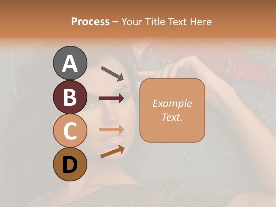 White Sensuality Married PowerPoint Template