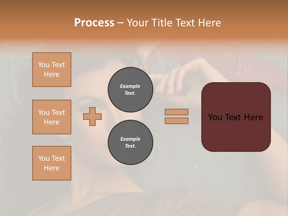 White Sensuality Married PowerPoint Template