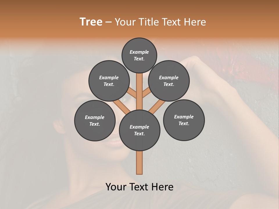 White Sensuality Married PowerPoint Template
