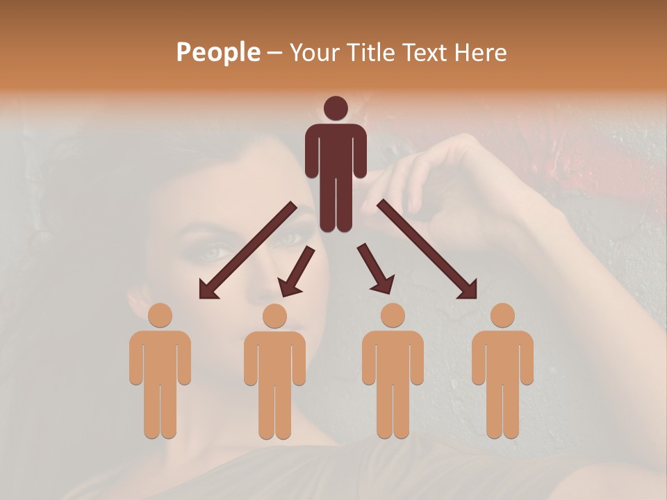 White Sensuality Married PowerPoint Template
