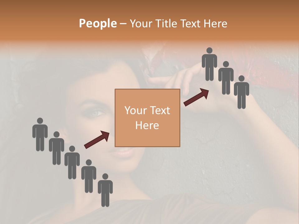 White Sensuality Married PowerPoint Template