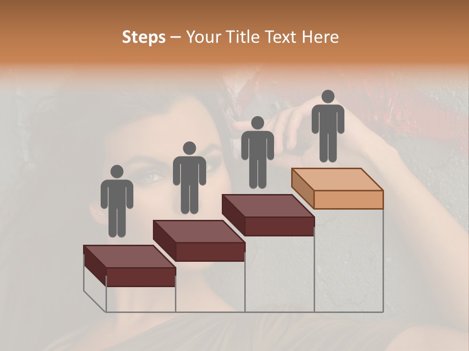 White Sensuality Married PowerPoint Template