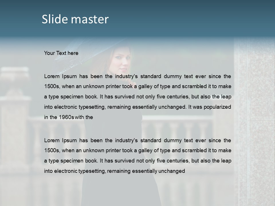 Outside Thoughtful Coat PowerPoint Template