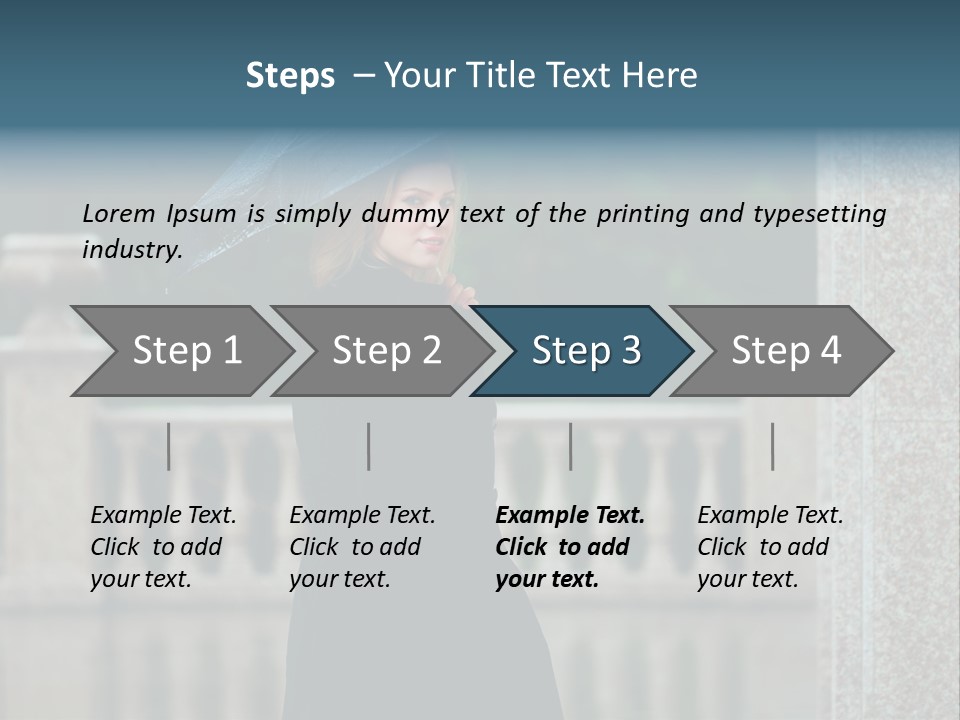 Outside Thoughtful Coat PowerPoint Template