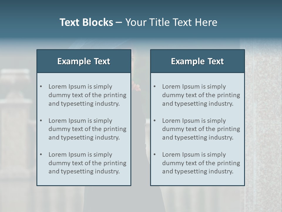 Outside Thoughtful Coat PowerPoint Template