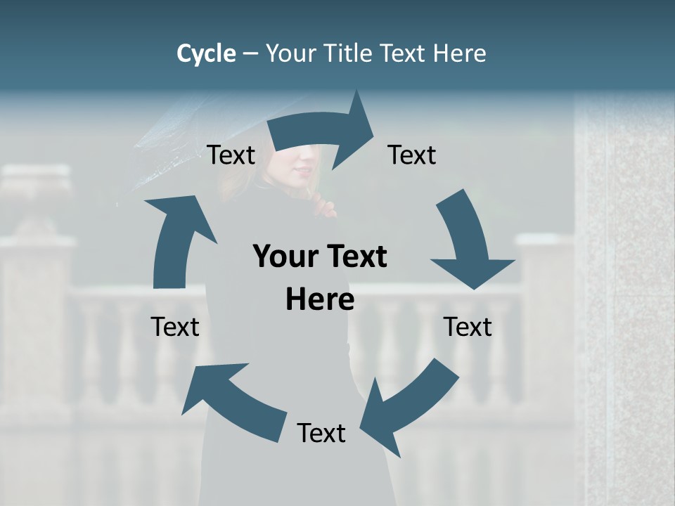 Outside Thoughtful Coat PowerPoint Template