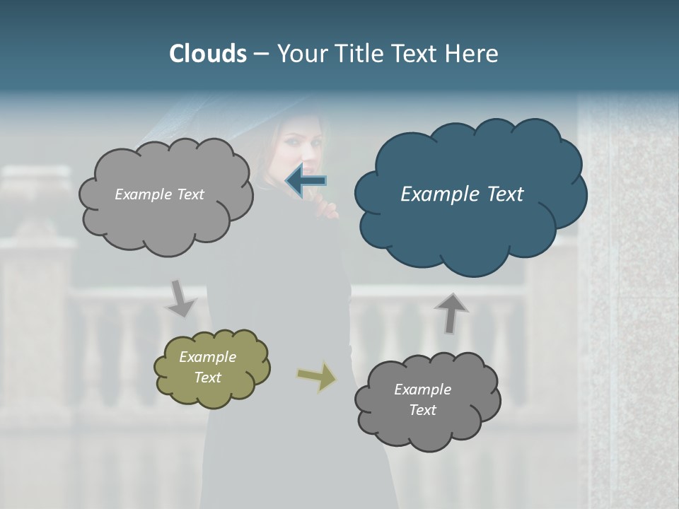Outside Thoughtful Coat PowerPoint Template