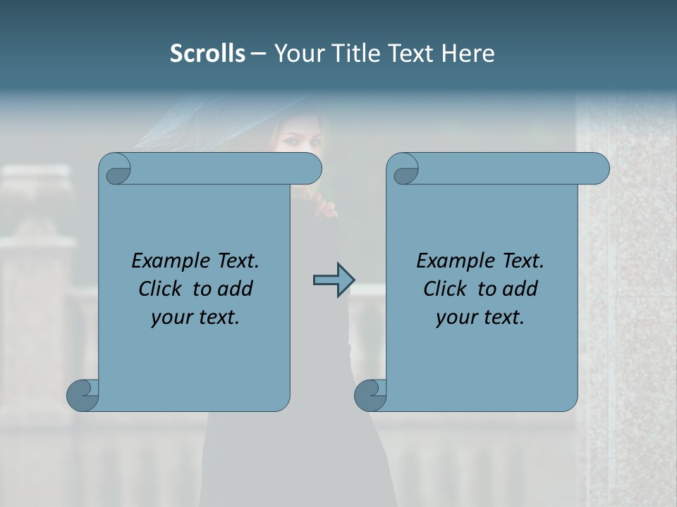 Outside Thoughtful Coat PowerPoint Template