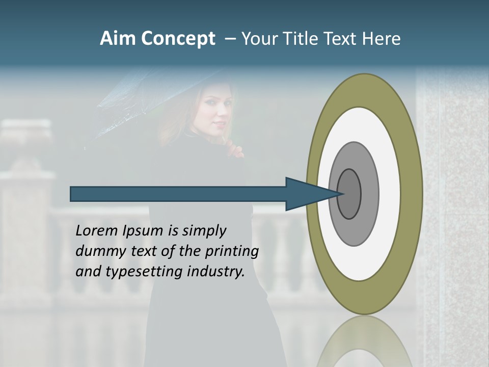 Outside Thoughtful Coat PowerPoint Template