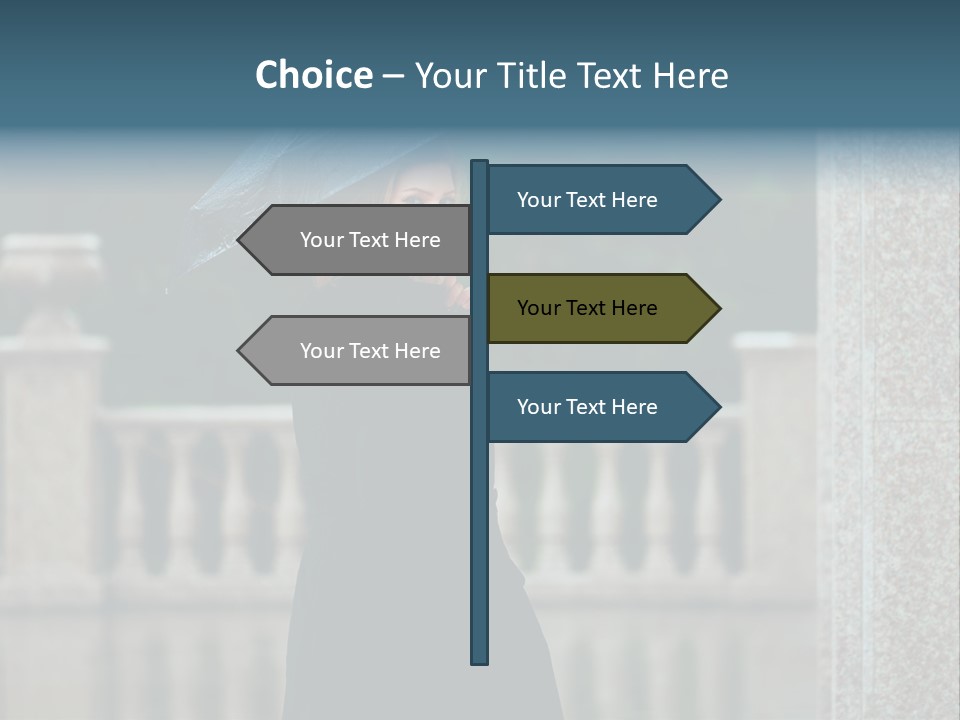Outside Thoughtful Coat PowerPoint Template