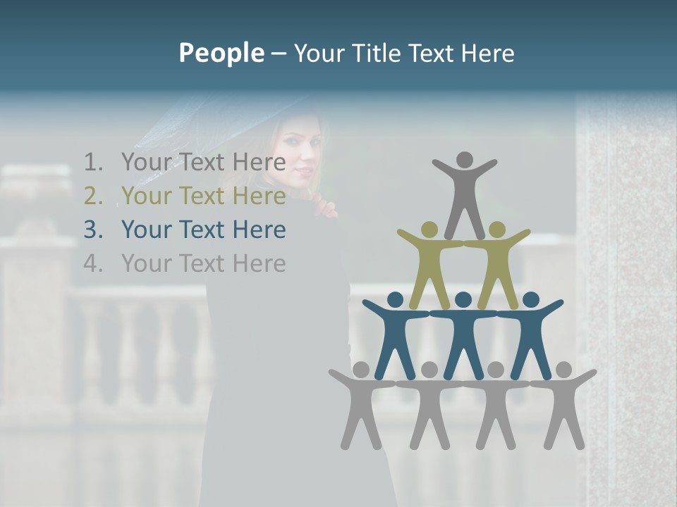 Outside Thoughtful Coat PowerPoint Template