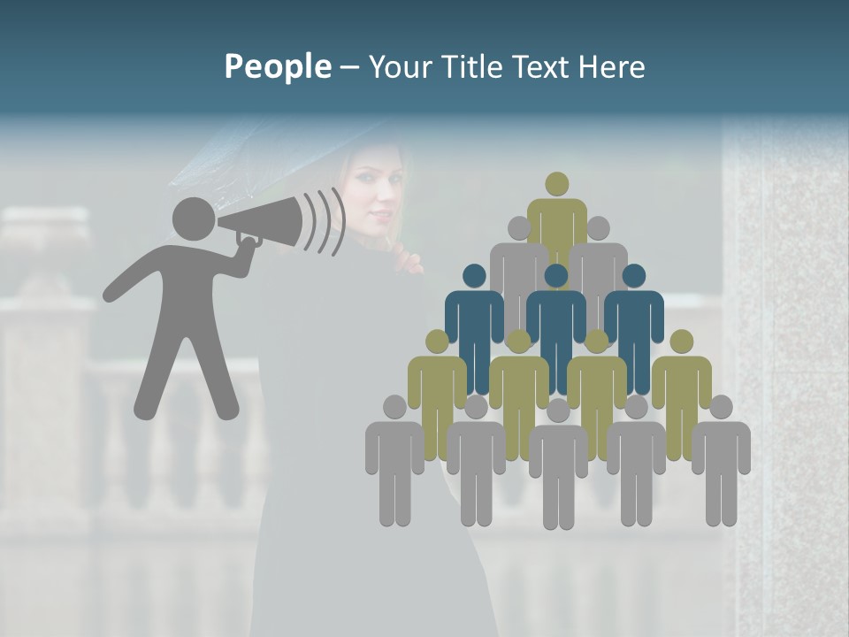 Outside Thoughtful Coat PowerPoint Template