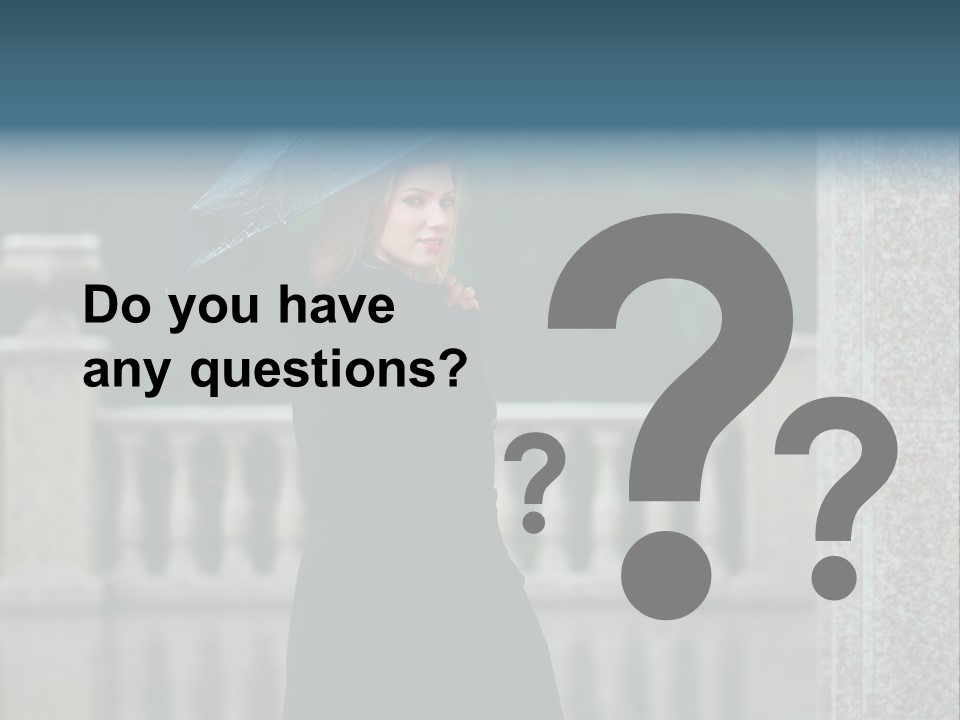 Outside Thoughtful Coat PowerPoint Template