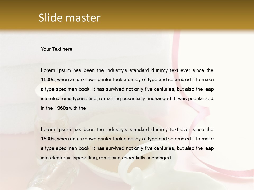 Copy Copy Space White PowerPoint Template