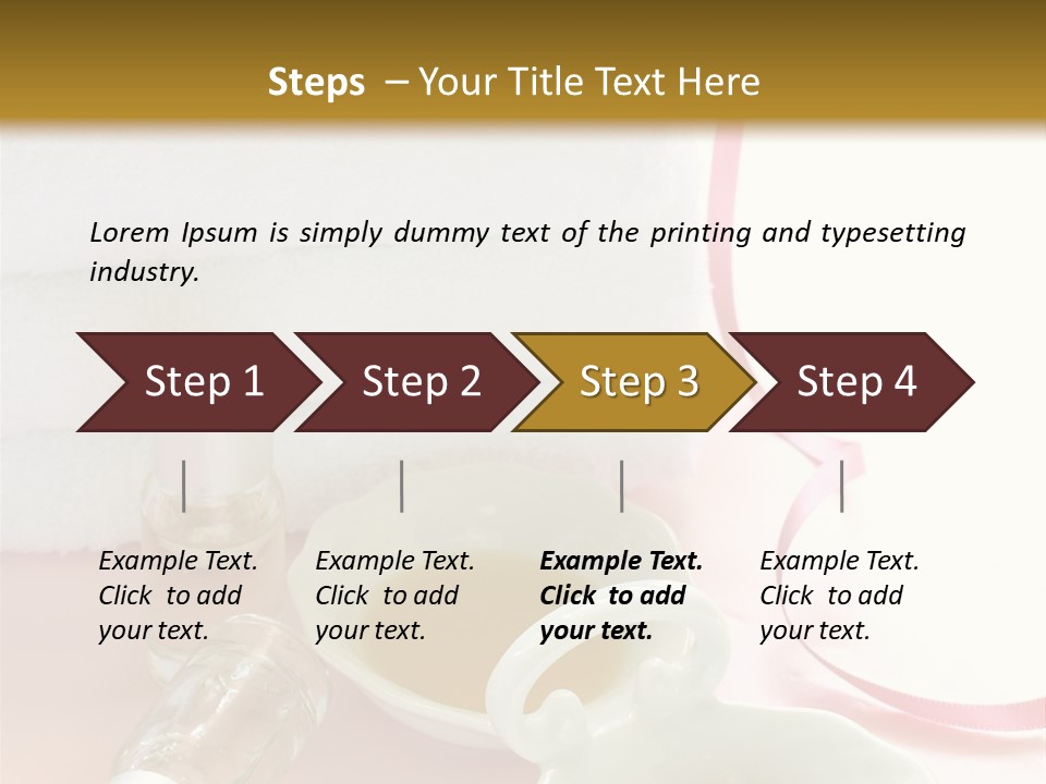 Copy Copy Space White PowerPoint Template