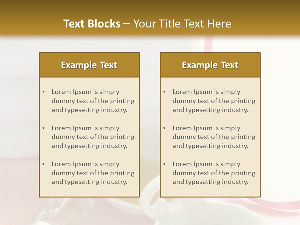 Copy Copy Space White PowerPoint Template