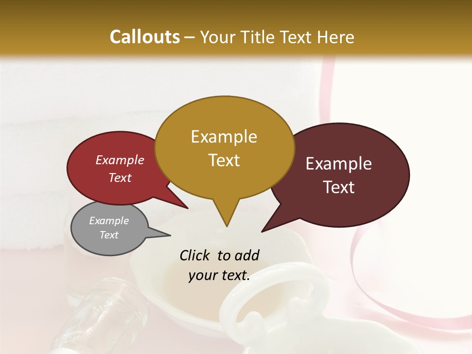 Copy Copy Space White PowerPoint Template