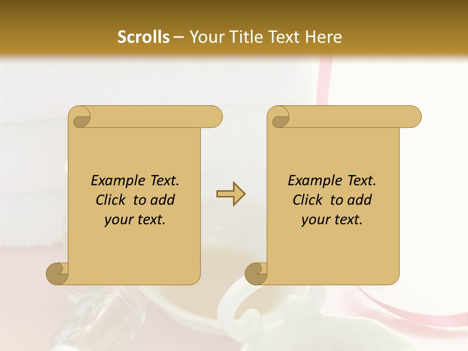 Copy Copy Space White PowerPoint Template