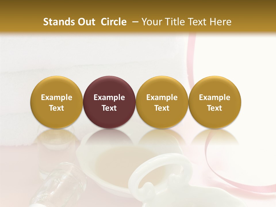 Copy Copy Space White PowerPoint Template